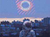 超酷漫画宇航员头像，帅小伙和酷女孩肯定爱！