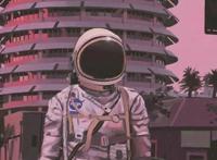 超酷漫画宇航员头像，帅小伙和酷女孩肯定爱！