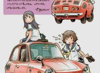造型奇趣的交通主题漫画插图：来自日本动漫画师的创作