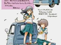 造型奇趣的交通主题漫画插图：来自日本动漫画师的创作