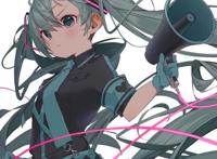 画师绘制萌系动漫同人图，初音未来有些炫酷，雷姆超级可爱