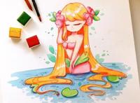超可爱的q版动漫人物插画集，萌萌哒的小姐姐，每一张都超好看