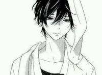 日系黑白动漫头像