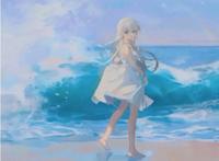 纯净的蓝色系动漫头像｜若当初不识