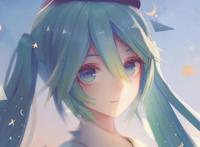 纯净的蓝色系动漫头像｜若当初不识