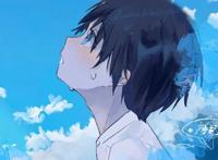 纯净的蓝色系动漫头像｜若当初不识