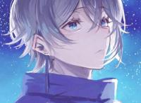 纯净的蓝色系动漫头像｜若当初不识