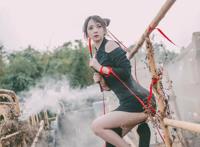 黑色旗袍气质无双，清新唯美的动漫美少女