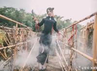 黑色旗袍气质无双，清新唯美的动漫美少女