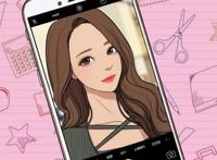 女漫画家真身曝光，结果比漫画女主还漂亮，不当模特可惜了