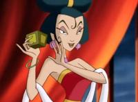 动漫最经典的妲己，被超高颜值美女扮演，额头上的666引人注目！