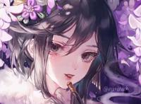 高点赞动漫头像美女CG壁纸｜似水温柔，皆在眼眸