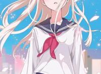 那些躲藏在蓝色天空下的长发动漫女生