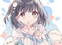 卡通动漫小美女，好温柔的色调，可爱！