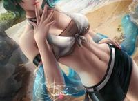 「二次元动漫壁纸」有马甲线的女生根本不用看脸！