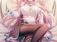 动漫美图精选：撩人的黑丝小姐姐，炒鸡可耐，你确定不进来看看！