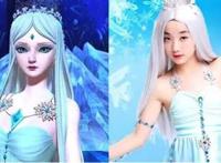 来自动漫中国的美女，真人扮演后更加美丽动人