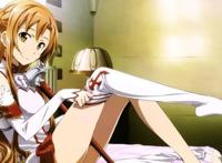 动漫中白丝女主，纤细的小腿，让她们更有魅力！