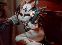 《原神》女角色绝美COS，莫娜真的“大”，琴团长腿长“一米八”