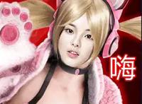 杨超越长着一张二次元漫画脸PS成铁拳六美女张张美爆了