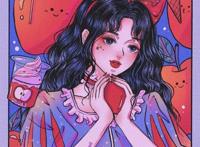 画师将水果变成二次元少女，草莓小姐姐温柔可爱，葡萄是紫发美女