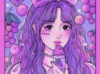 画师将水果变成二次元少女，草莓小姐姐温柔可爱，葡萄是紫发美女