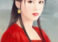 二次元古巷古风美女，红衣女子图集