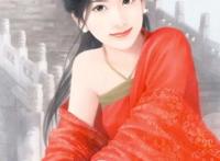 二次元古巷古风美女，红衣女子图集