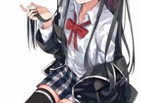 二次元美少女们的坐姿，吾王霸气，狂三魅惑，纱雾最可爱！