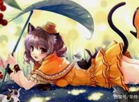 唯美古风二次元美女壁纸，牵着我的手，闭着眼睛走你也不会迷路