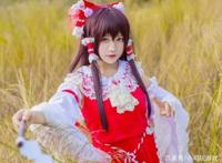二次元美女Cosplay东方博丽灵梦