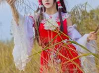 二次元美女Cosplay东方博丽灵梦