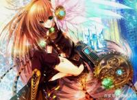 唯美古风二次元美女壁纸，心似双丝网，中有千千结