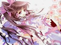 唯美古风二次元美女壁纸，心似双丝网，中有千千结