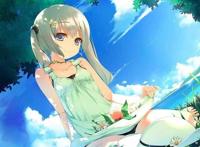 夏天辣么热，是时候来一波二次元泳装少女图了