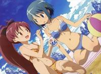 夏天辣么热，是时候来一波二次元泳装少女图了