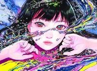 日式炫彩的美女插画，被美食围绕的场面“张口就想吃”！