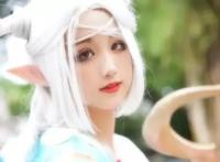 动漫：二次元女孩cos瑶，神还原，可爱有灵性