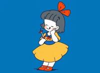 超治愈的蓝色背景情侣头像