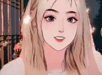 漫画风画像风靡全网，二次元彭十六超清纯，蔡萝莉却差强人意