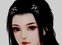 古风少女动漫绘图，愿我如星君如月