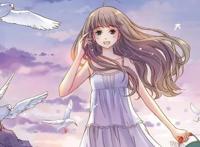 动漫女头：用一首花开的时间，述说我对你颠沛流离的思念！