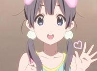 动漫女头：我可以微笑面对，就当时这是爱情游戏只是一场误会