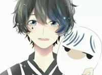 阳光开朗二次元动漫男生头像，乘一叶扁舟，世事随风！