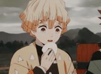 「第108期」动漫男头：鬼灭之刃我妻善逸无水印男生头像