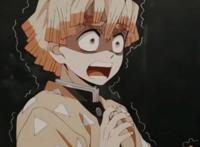 「第108期」动漫男头：鬼灭之刃我妻善逸无水印男生头像