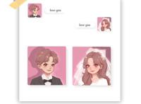 潮和高级感满满的情侣头像