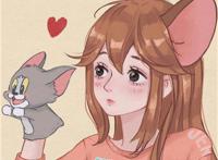 同人画师笔下的动漫情头，猫和老鼠拟人太甜美，海绵宝宝会配谁呢
