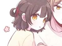 动漫情头今天的晚霞和你一样甜