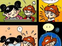 阿衰漫画：小衰过于“精打细算”，大脸妹向阿衰献爱心尽显体贴！